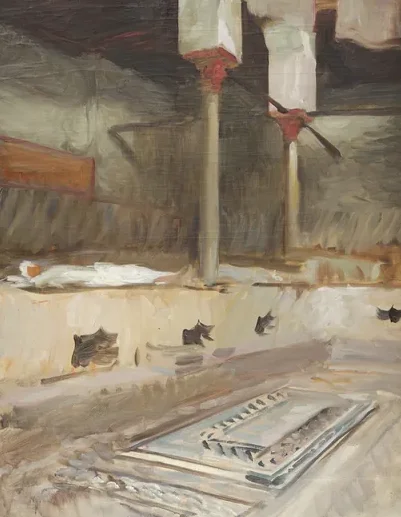 Interior of a Bath House