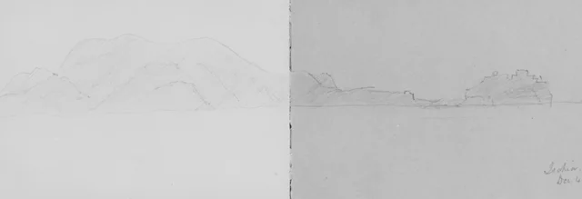 イスキア、1904年（素描帳より）
