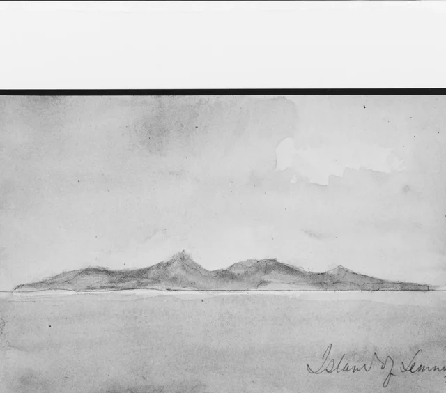 レムノス島（素描帳より）