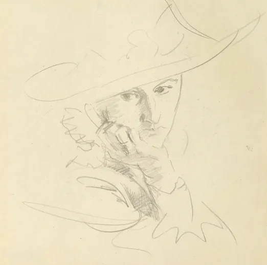 Jane de Glehn, Study for "In the Generalife"
