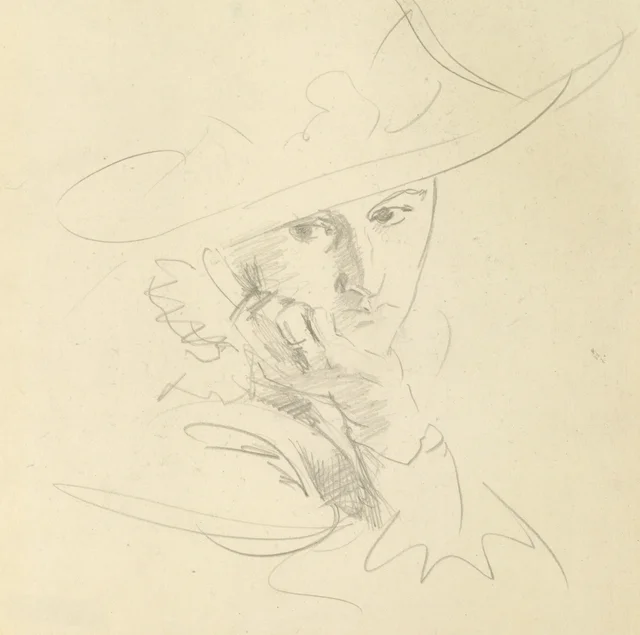Jane de Glehn, étude pour « Dans le Generalife »