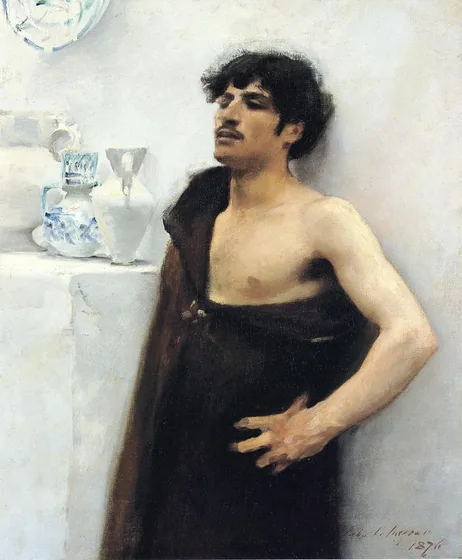 Jeune homme en pleine rêverie