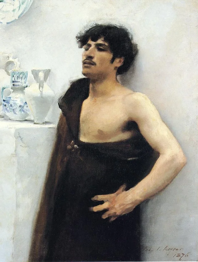Jeune homme en pleine rêverie