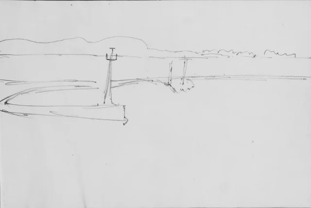 風景の習作（素描帳より）
