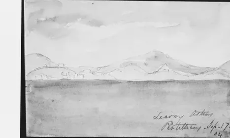 Leaving Athens (from Sketchbook)