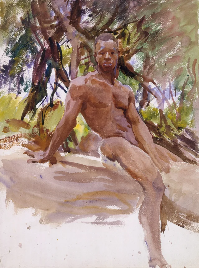 Hombre y árboles, Florida