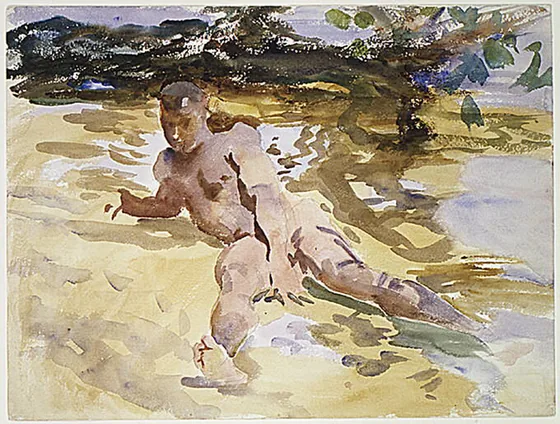 Man on Beach, Florida