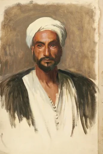 Man with a White Turban