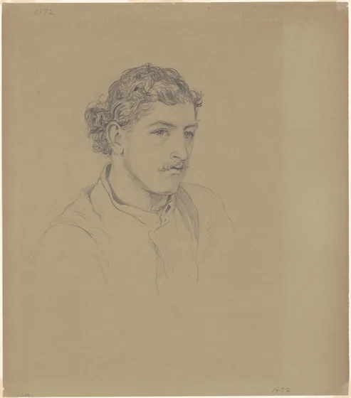 Man with Curly Hair