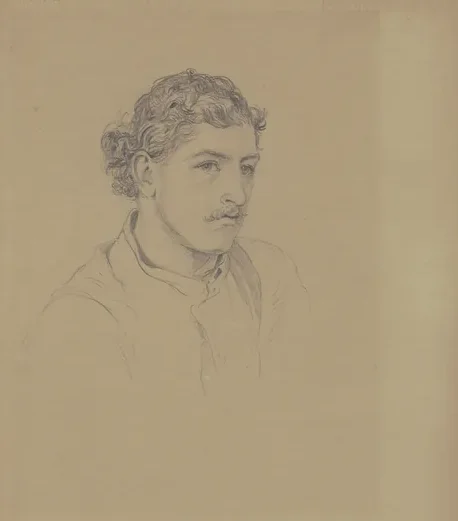 Man with Curly Hair