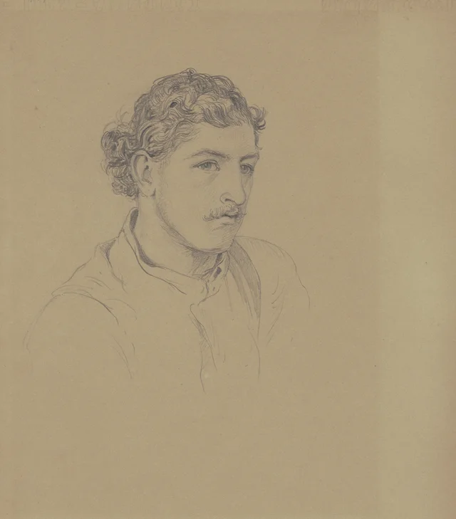 Homme aux cheveux bouclés