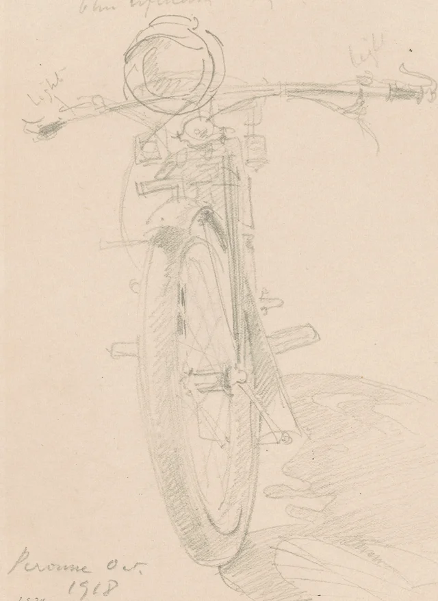 Motocyclette [recto]