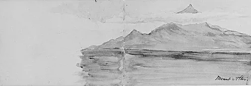 Mount Athos, 1904 (from Sketchbook)