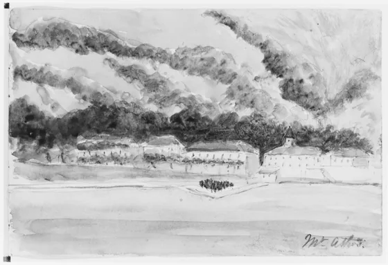 Mount Athos, 1904 (from Sketchbook)