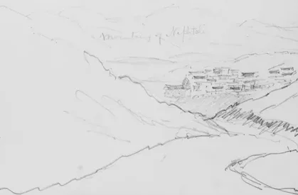 Mountains of Naphtali (?) (from Sketchbook)