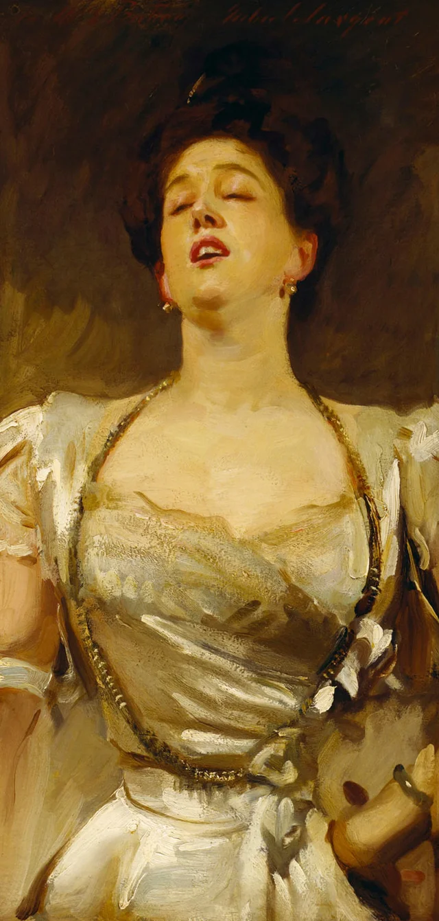 Mrs. George Batten cantando, John Singer Sargent