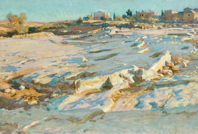 Cerca del monte de los Olivos, Jerusalén, John Singer Sargent