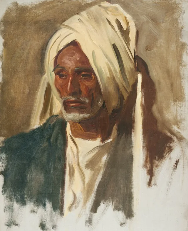 Anciano de barba blanca, John Singer Sargent