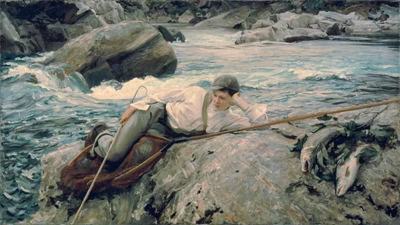 On His Holidays, Norway