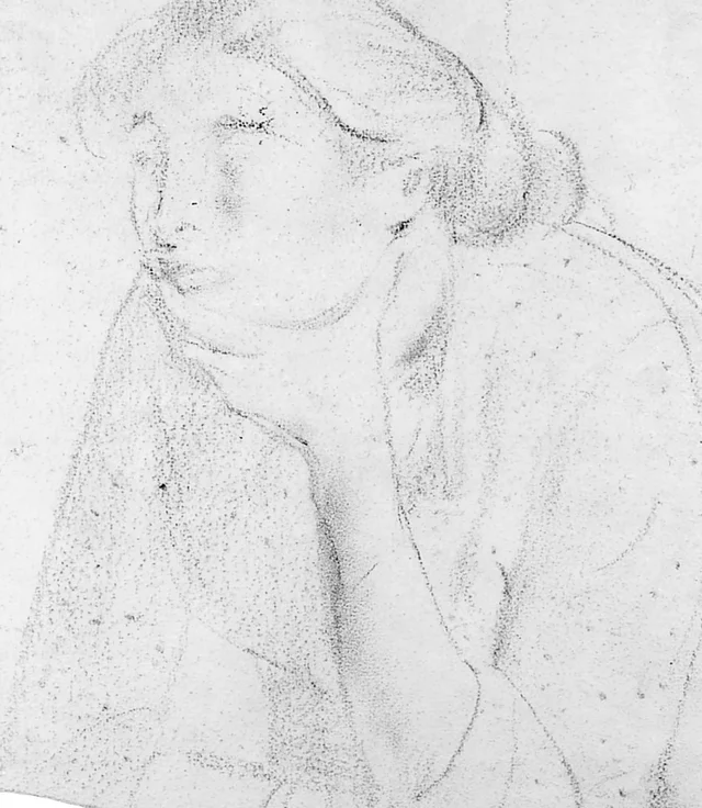 Jeune fille pensive