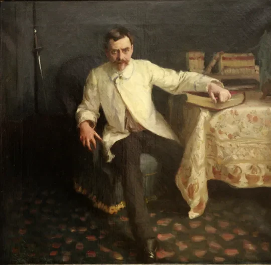 Portrait du maître d'armes Arsène Vigeant