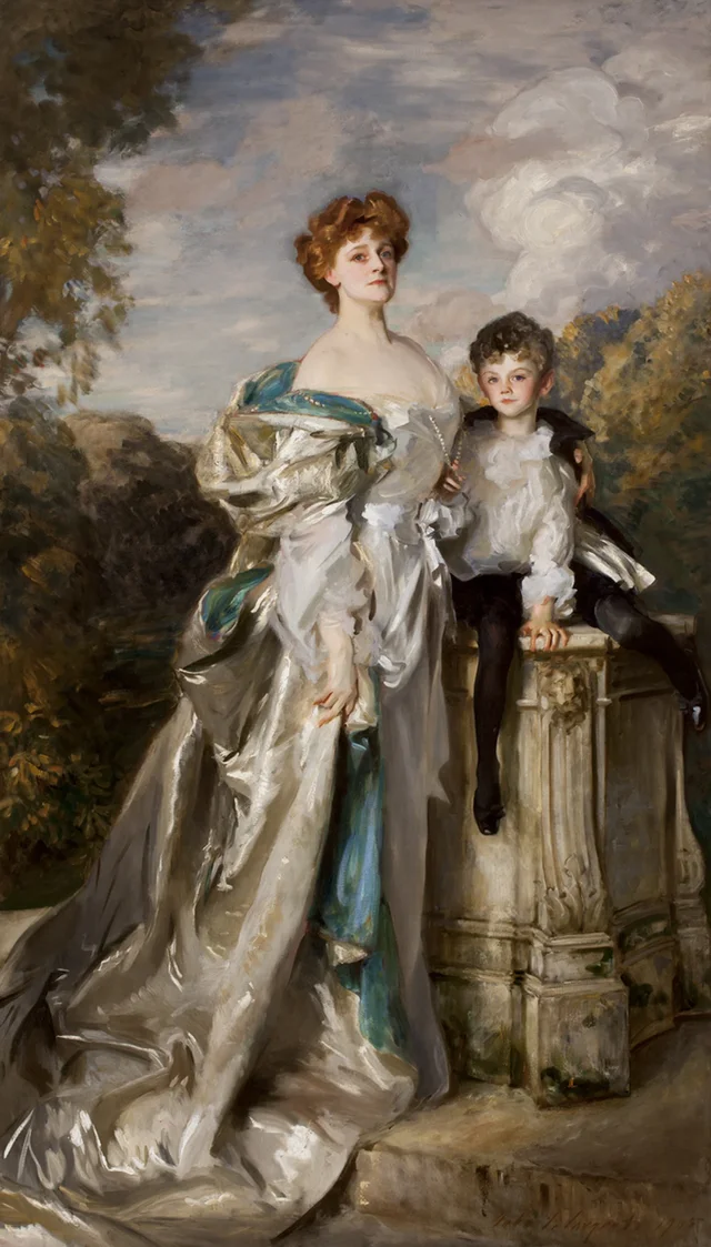 Portrait of Lady Warwick and her Son, John Singer Sargent