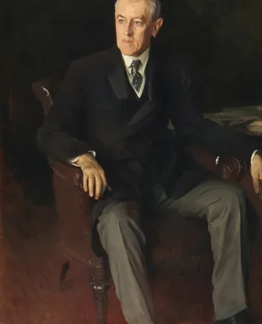 Portrait of Woodrow Wilson (1856-1924), American President