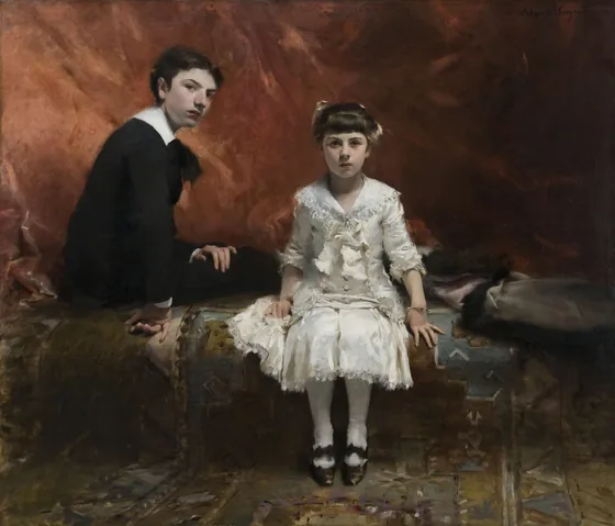 Portraits de M. Édouard Pailleron et de Mlle Marie-Louise Pailleron