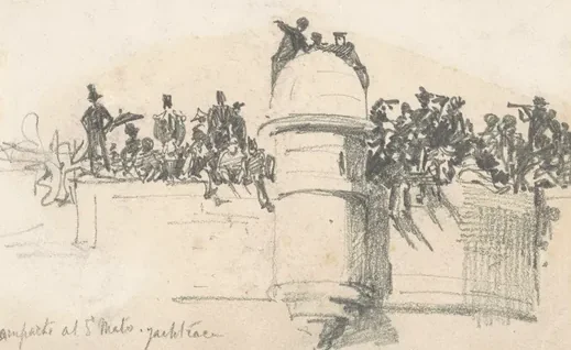 Ramparts at St. Malo—Yacht Race