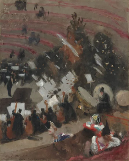 Rehearsal of the Pasdeloup Orchestra at the Cirque d'Hiver