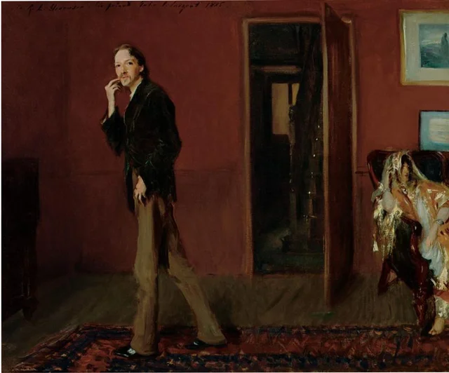 Robert Louis Stevenson y su esposa