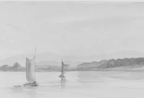 Sailboats on Lake