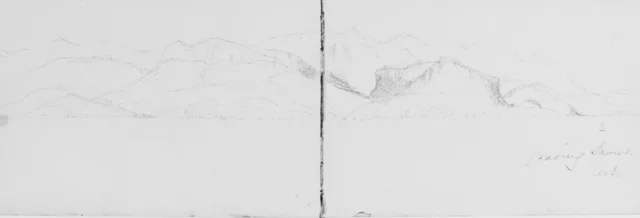 サモス島、1904年（素描帳より）