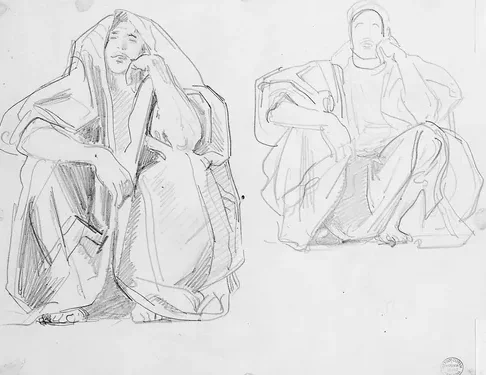 Seated Arabs