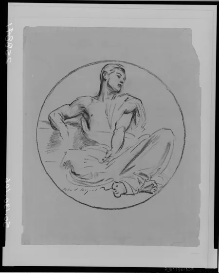 Seated Draped Figure