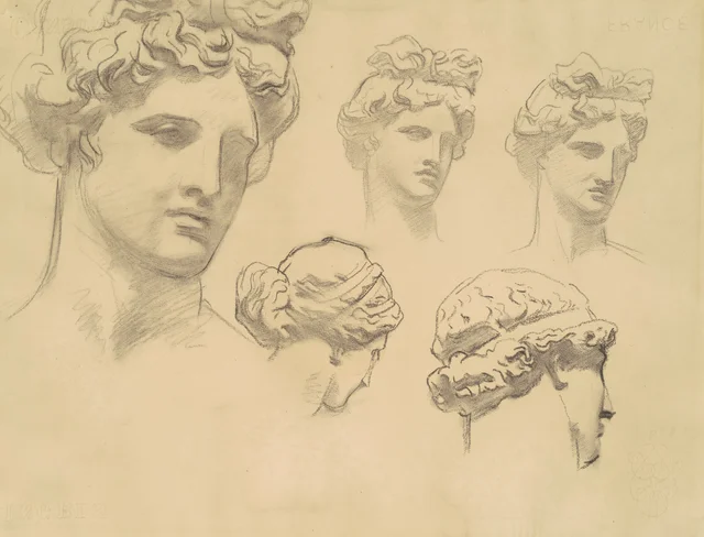 Études pour « Apollon et les Muses »