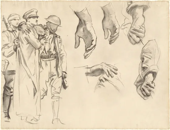 Studies for "Gassed"