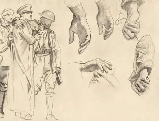Studies for "Gassed"