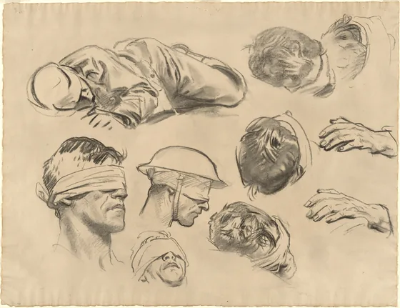 Studies for "Gassed"