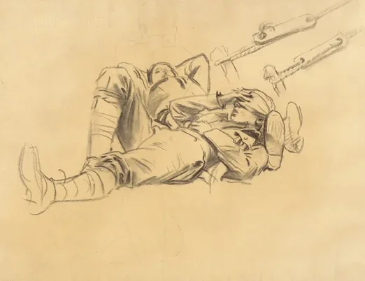 Studies for "Gassed" [recto]