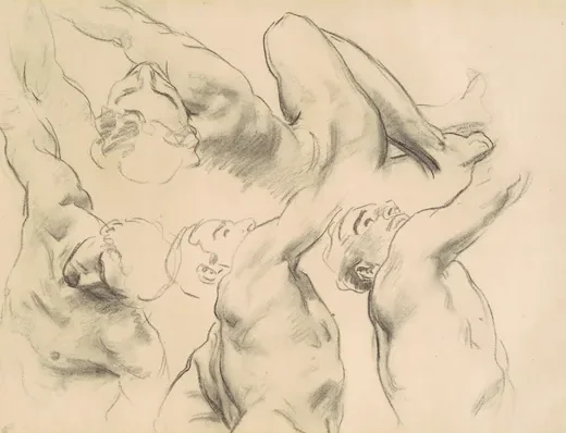 Studies for "Heaven" and "Hell"