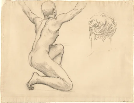 Studies for "The Unveiling of Truth"