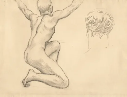 Studies for "The Unveiling of Truth"
