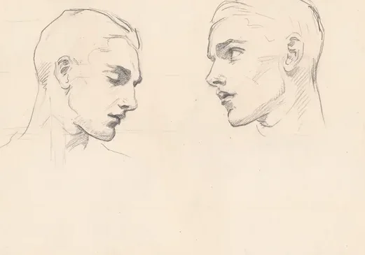 Studies of a Man's Head