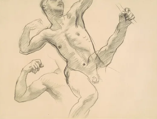 Studies of Achilles for "Chiron and Achilles"