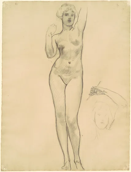 Studies of Aphrodite for "Aphrodite and Eros"
