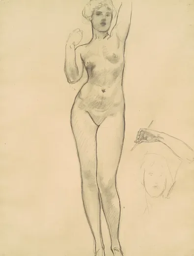 Studies of Aphrodite for "Aphrodite and Eros"
