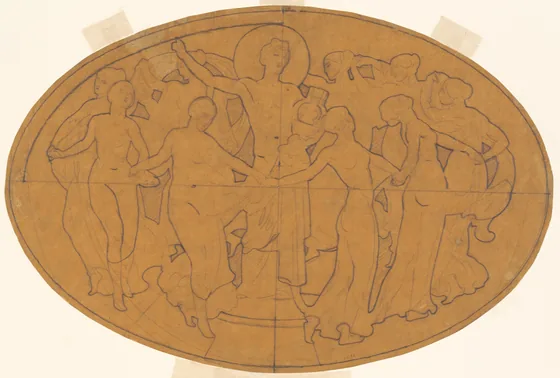 Study for "Apollo and the Muses"