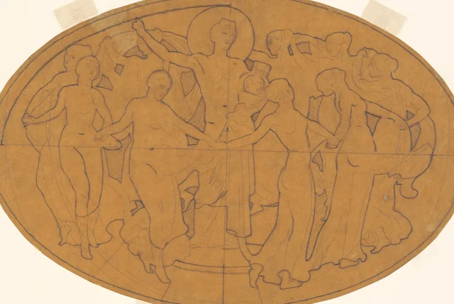 Étude pour « Apollon et les Muses »