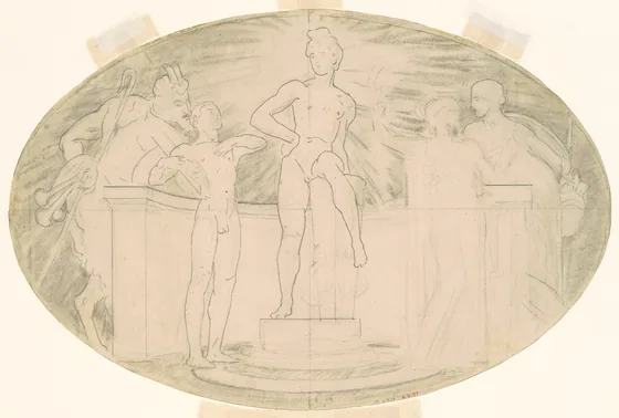 Study for "Classic and Romantic Art"